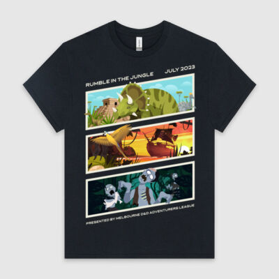 Rumble in the Jungle 2023 - Comic - Tee Thumbnail
