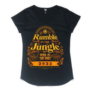 Rumble in the Jungle 2023 - Golden - Fitted Tee Thumbnail