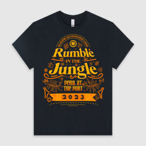 Rumble in the Jungle 2023 - Golden - Tee Thumbnail