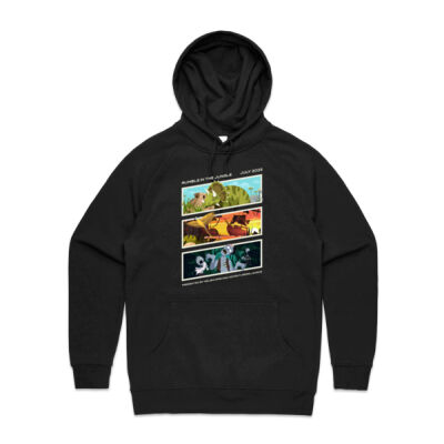 Rumble in the Jungle 2023 - Comic - Fitted Hoodie Thumbnail